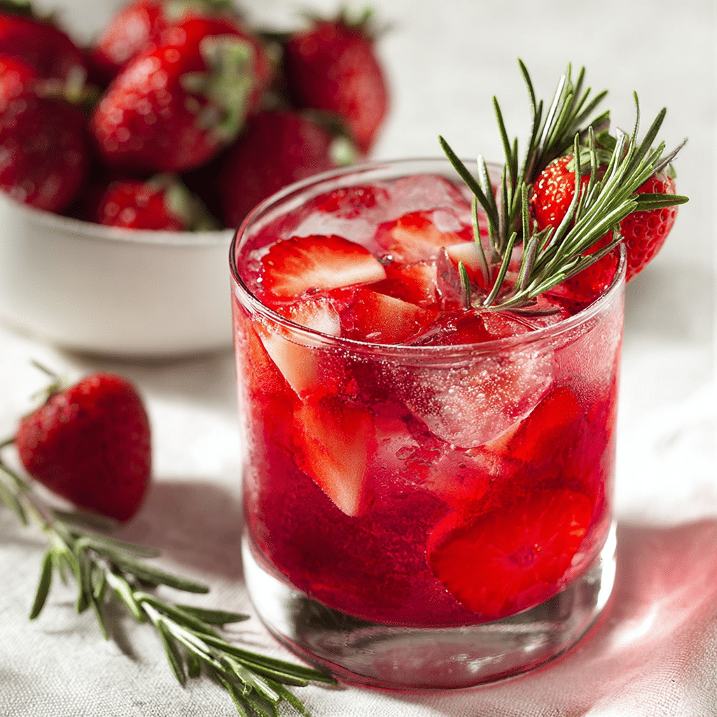 Refreshing Southern Style Strawberry Sweet Tea