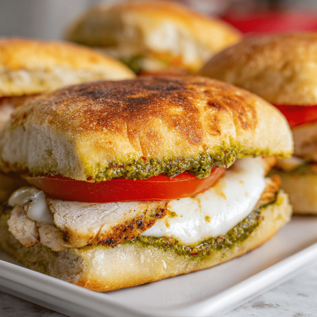 Chicken Pesto Sandwich Recipe - Recipe Image