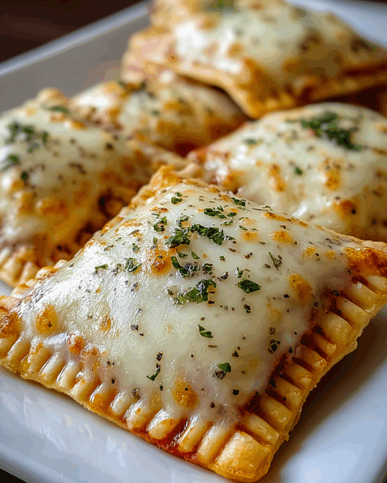 homemade easy cheesy pizza pockets Recipe