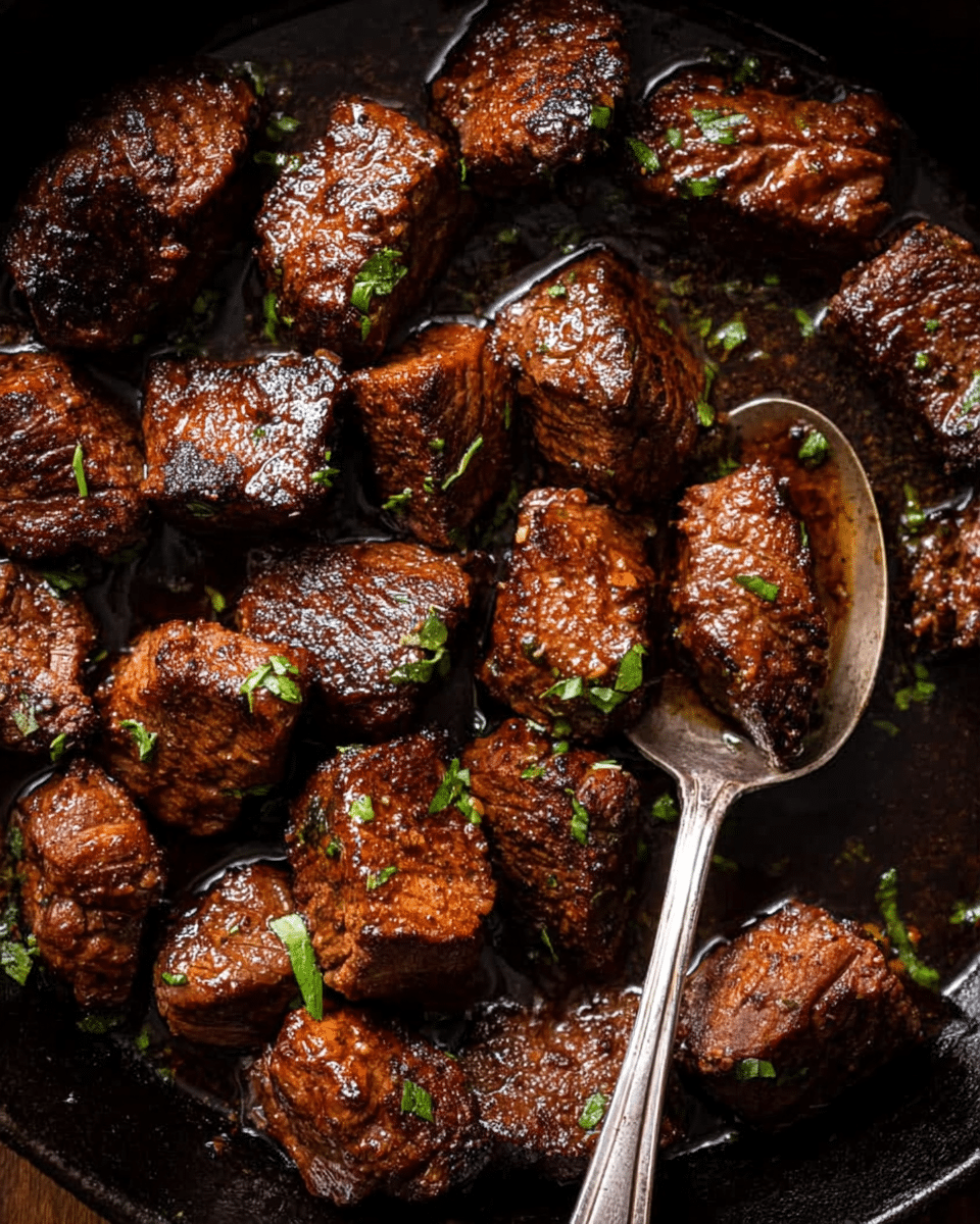 Cajun Garlic Butter Steak Bites Recipe