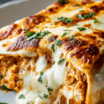 The Best Cheesy Garlic Chicken Wraps Ever! Recipe