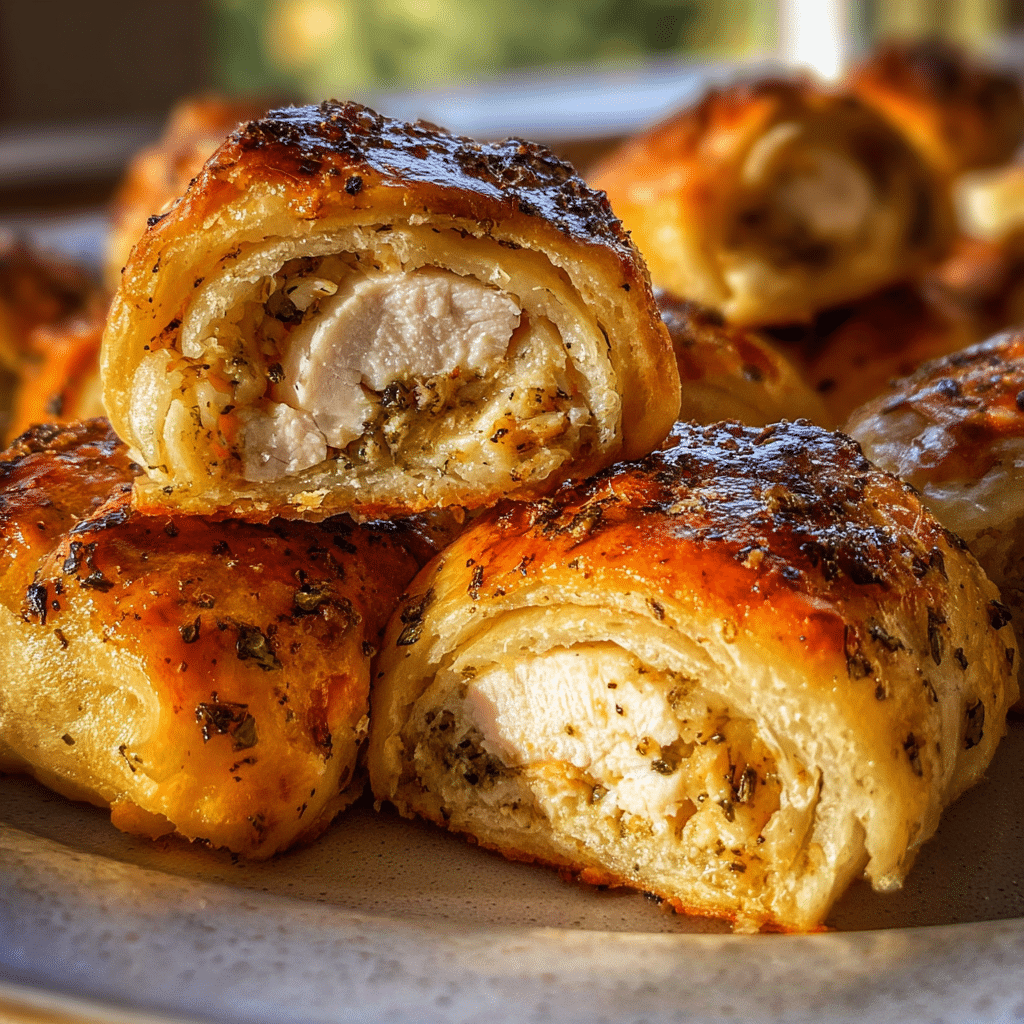Baked Chicken Crescent Rolls Recipe - Recipe Image