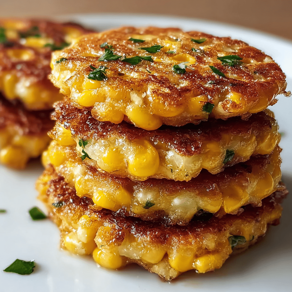 Cheesy Corn Fritters Recipe - Recipe Image