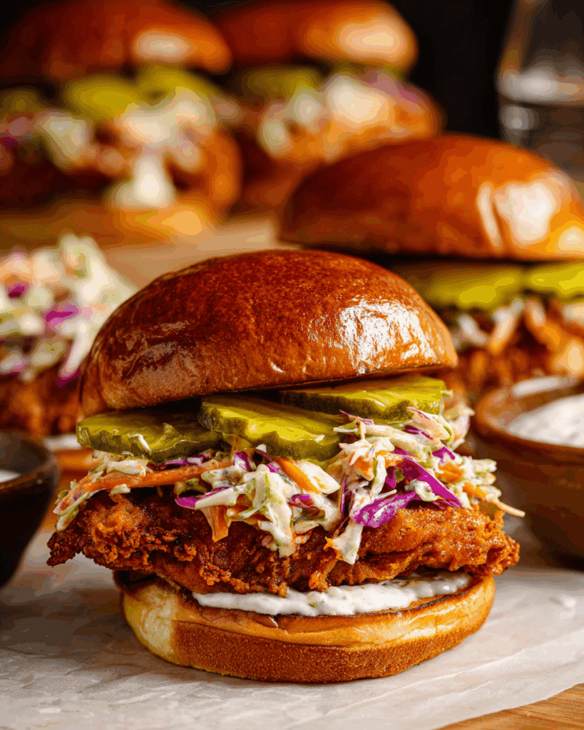 Nashville Hot Chicken Sandwiches Yummy Recipe