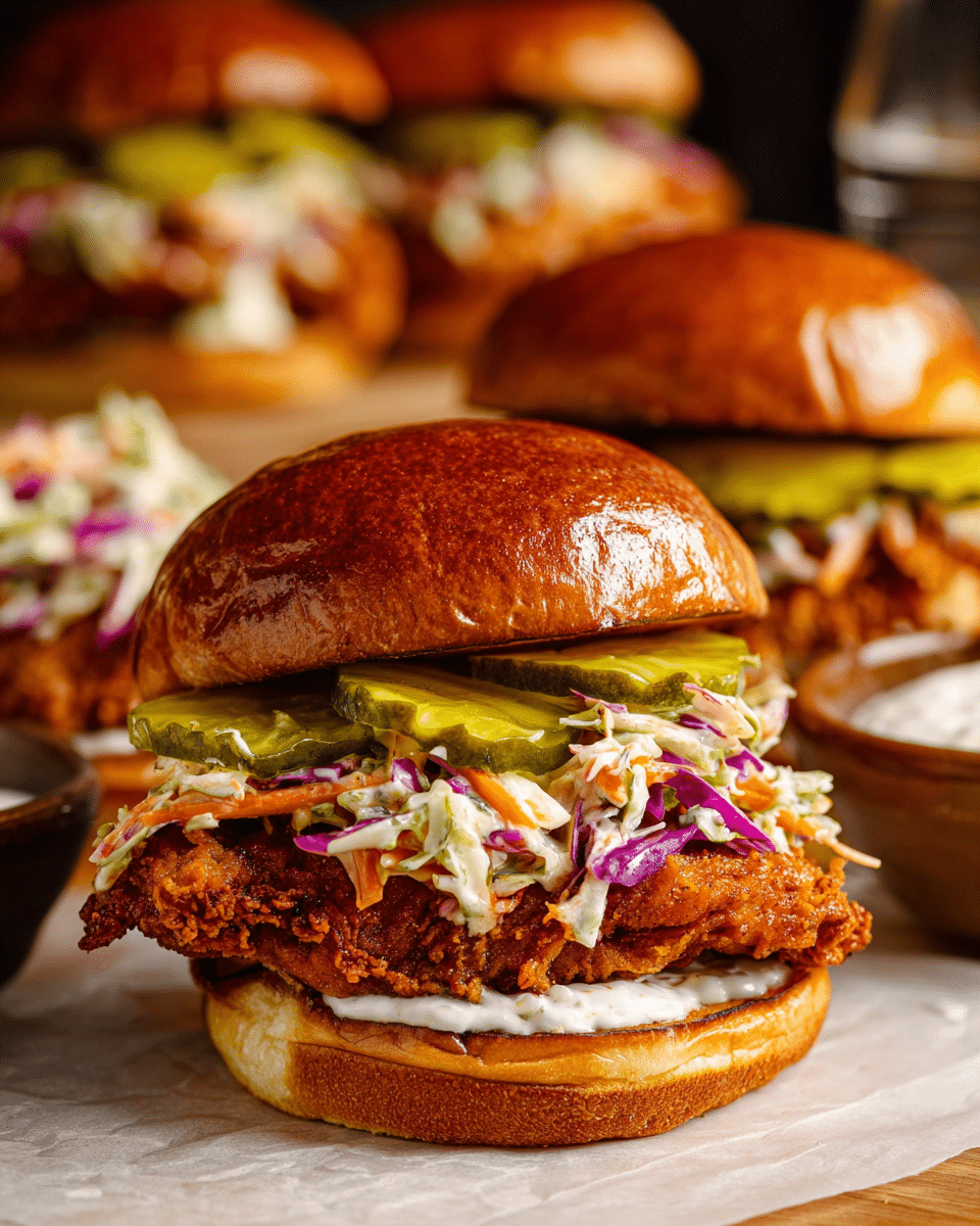 Nashville Hot Chicken Sandwiches Yummy Recipe