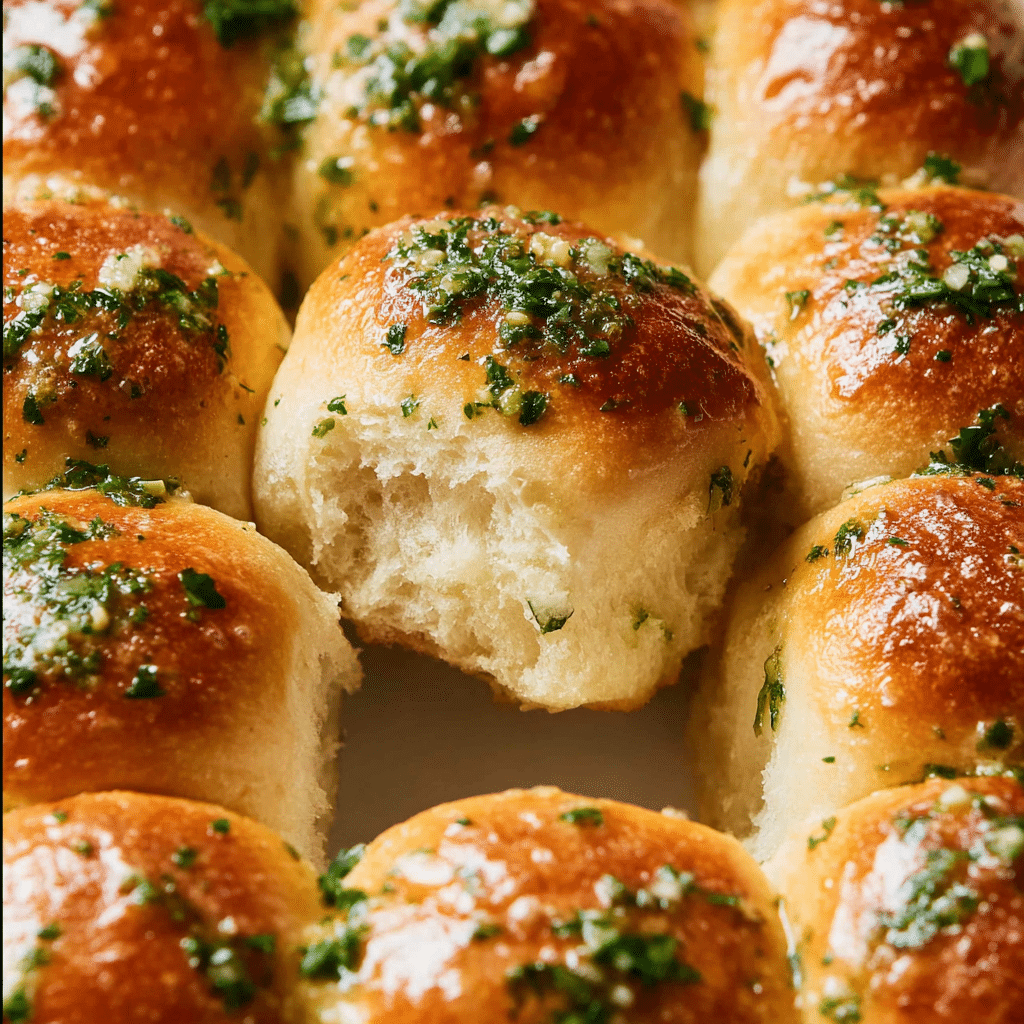 Garlic Bread Rolls Recipe - Recipe Image