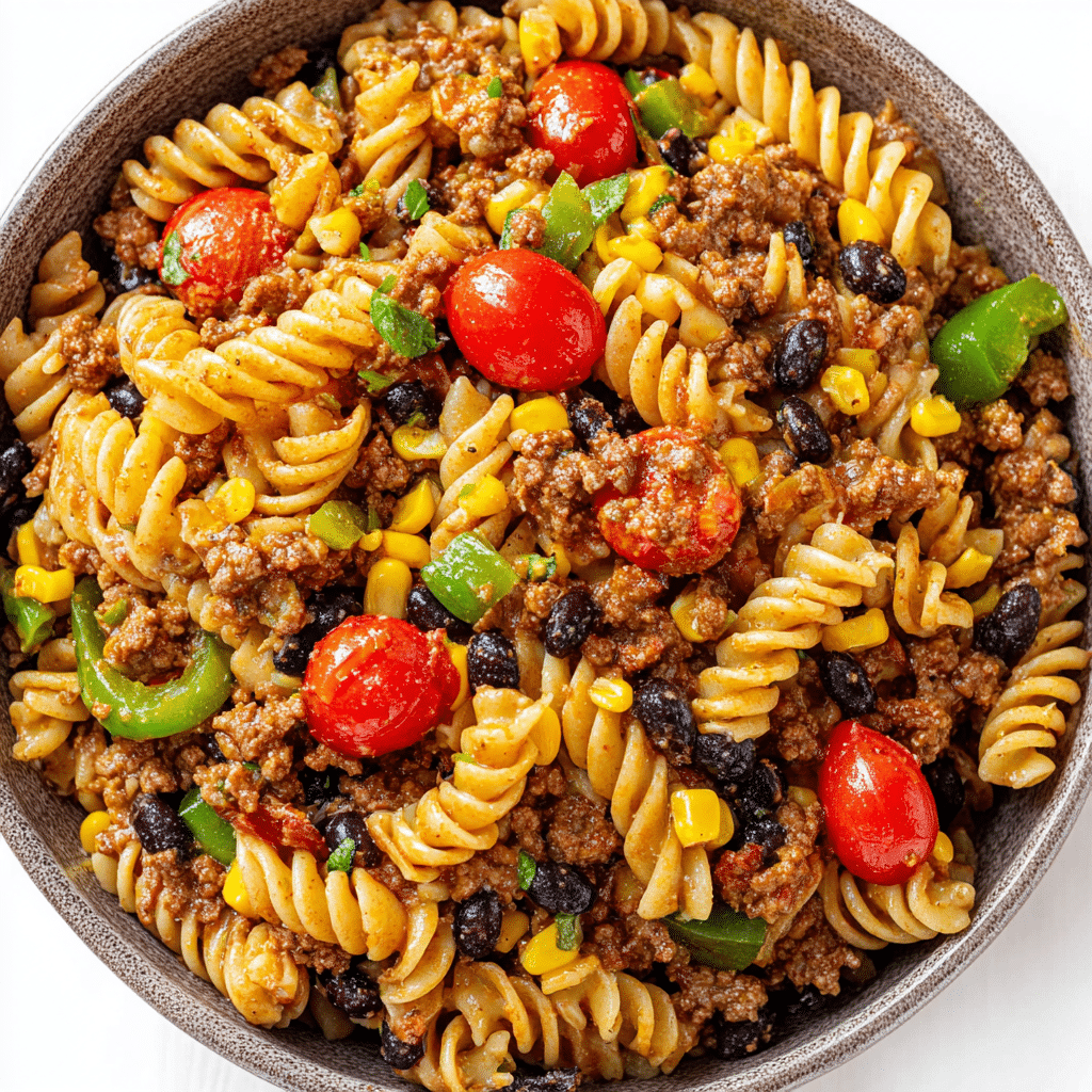 Cowboy Pasta Salad Recipe - Recipe Image