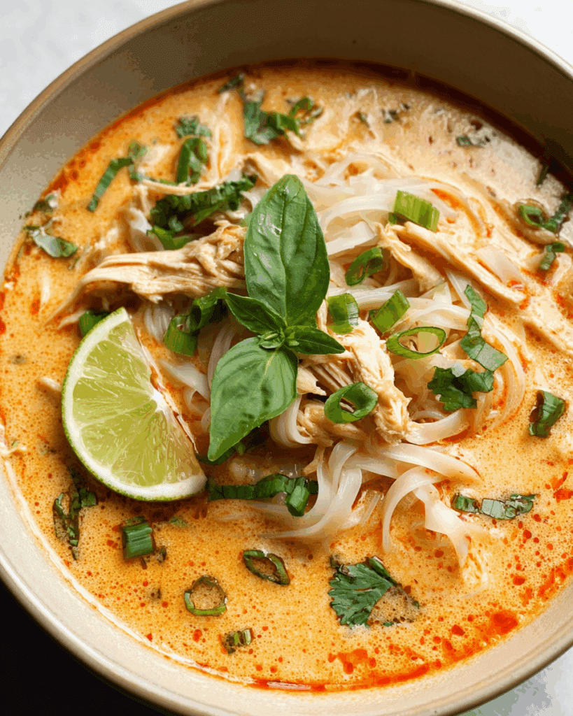 Easy Thai Chicken Curry Soup Recipe