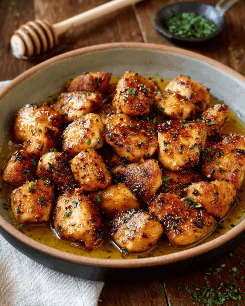 Hot Honey Salmon Bites Recipe
