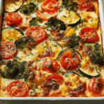 High-Protein Cottage Cheese Veggie Bake Recipe