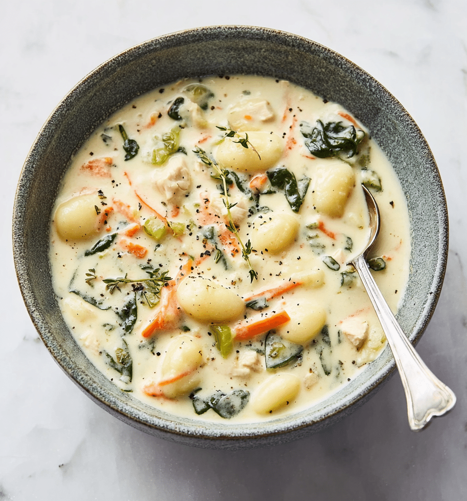Olive Garden Chicken Gnocchi Soup Recipe