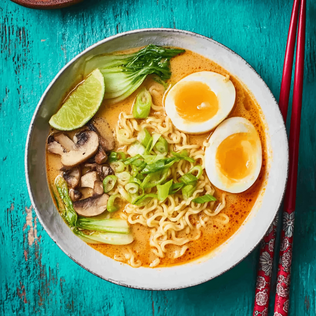 Coconut Curry Ramen Recipe - Recipe Image