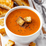 ROASTED TOMATO BASIL SOUP Recipe