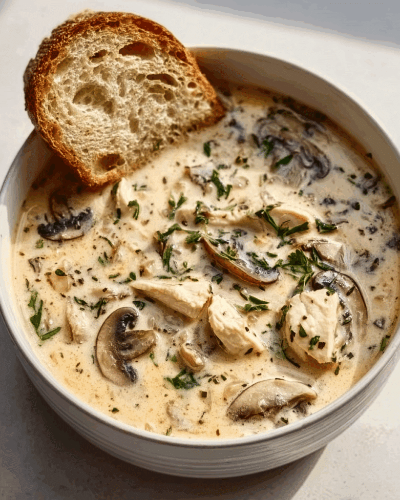 Creamy Mushroom Soup Recipe