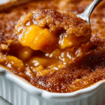 Double Crust Brown Butter Peach Cobbler Recipe