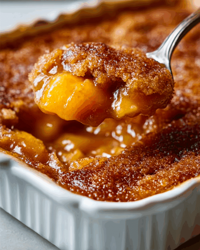 Double Crust Brown Butter Peach Cobbler Recipe