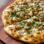 Roasted Garlic White Chicken Pizza Recipe