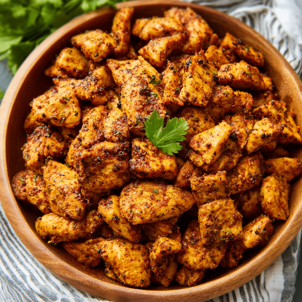 Garlic Butter Chicken Bites Recipe - Recipe Image