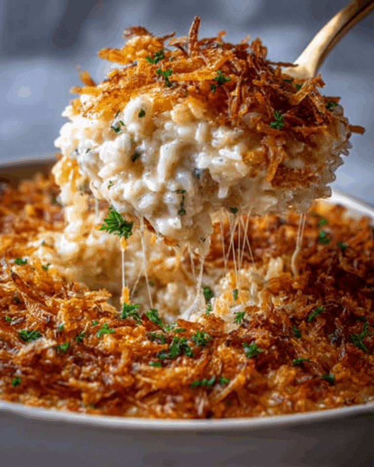 French Onion Chicken Rice Casserole Recipe