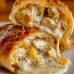Easy Cheesy Garlic Chicken Wraps Recipe