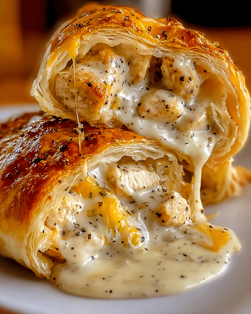 Easy Cheesy Garlic Chicken Wraps Recipe