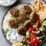 Greek Turkey Meatballs with Tzatziki Sauce Recipe