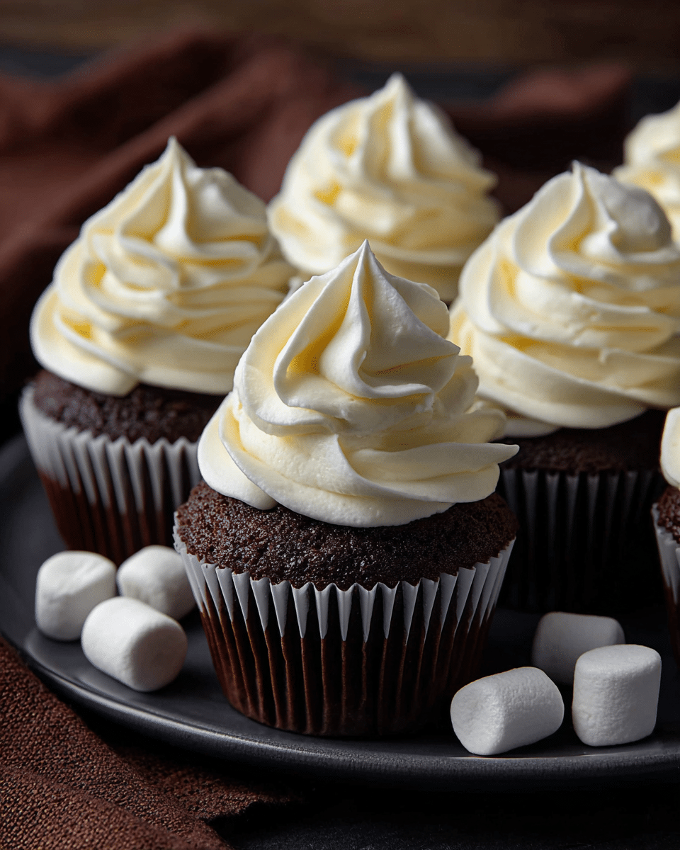 The BEST Marshmallow Buttercream Recipe - Recipe Image