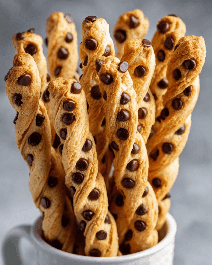 Quick and Easy Chocolate Chip Cookie Dough Twists Recipe