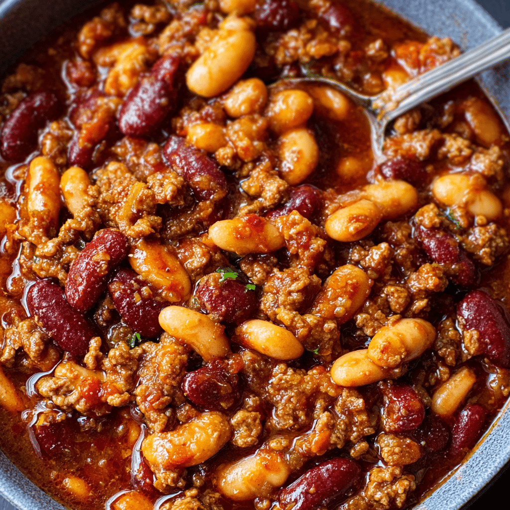 Easy Baked Beans & Ground Beef Casserole Recipe - Recipe Image