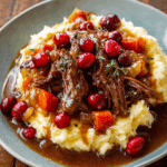 Cranberry Balsamic Roast Beef Recipe