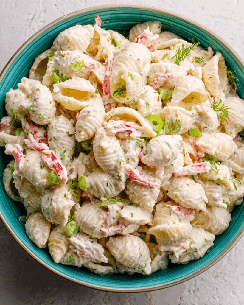 The Best Crab Pasta Salad Recipe