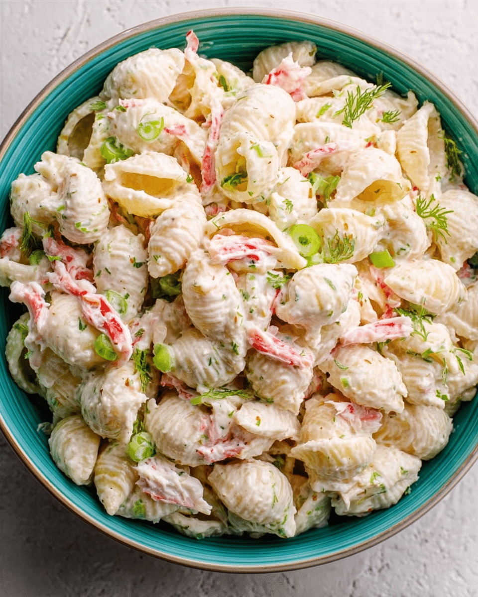The Best Crab Pasta Salad Recipe