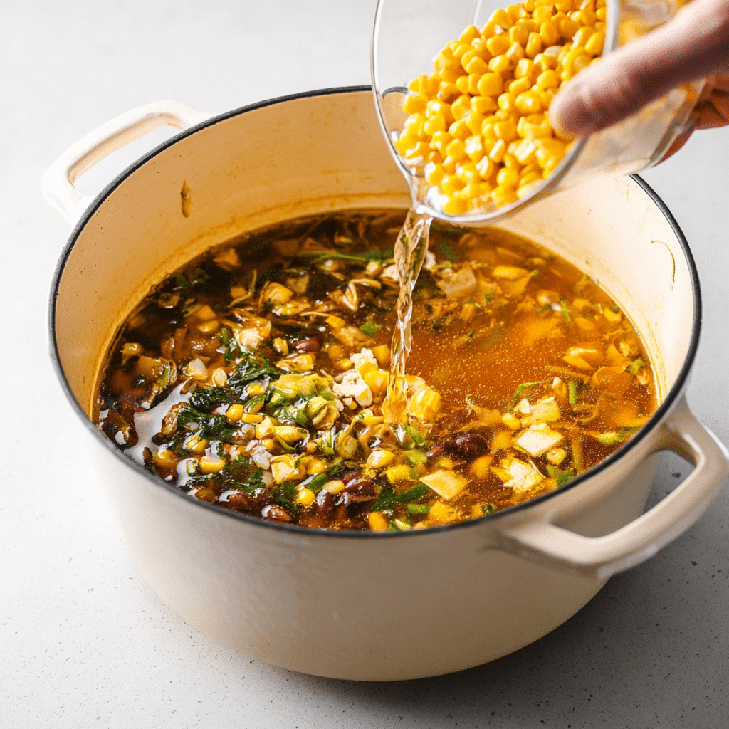 Easy Chicken, Poblano, and Black Bean Soup (Small Batch) Recipe - Recipe Image