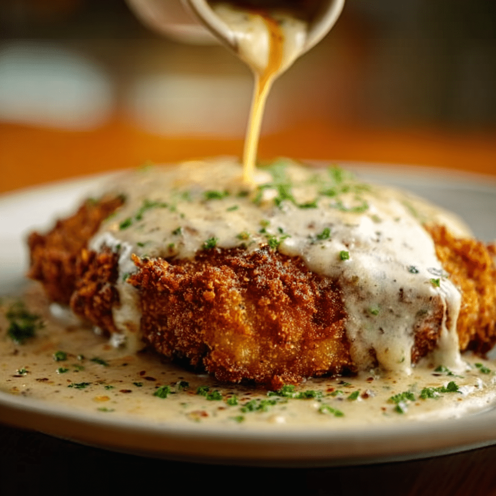 Crispy Buttermilk Chicken Fried Steak Recipe - Recipe Image