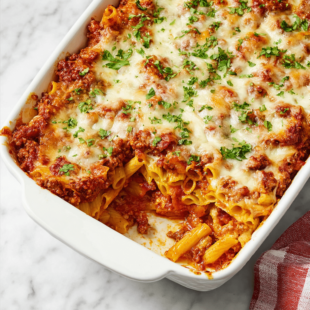Baked Ziti Recipe - Recipe Image