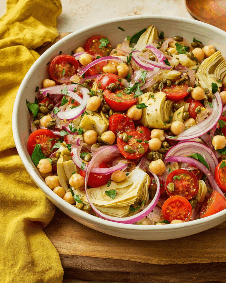 Tuscan Artichoke Tomato Salad