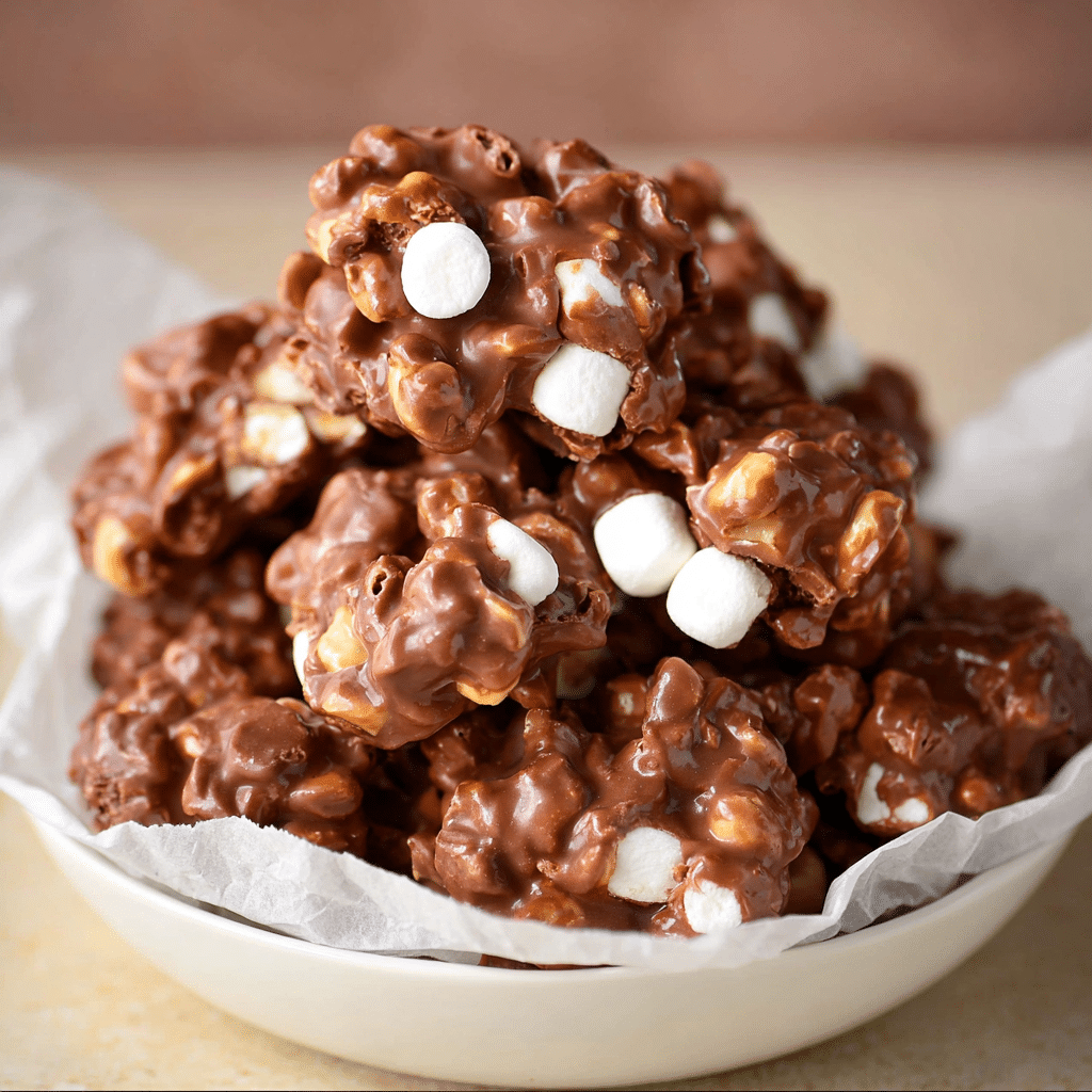 Rocky Road Peanut Clusters Recipe - Recipe Image