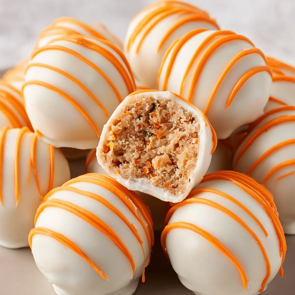 Carrot Cake Cheesecake Bites Recipe - Recipe Image
