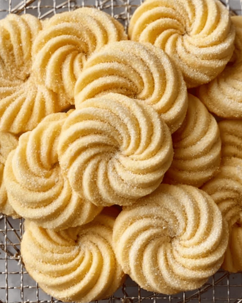 3-Ingredient Butter Cookies Recipe