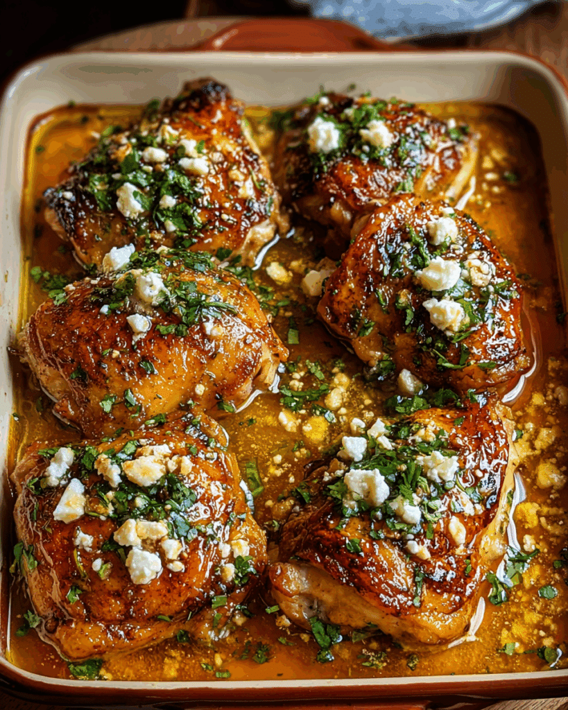 hot honey feta chicken Recipe