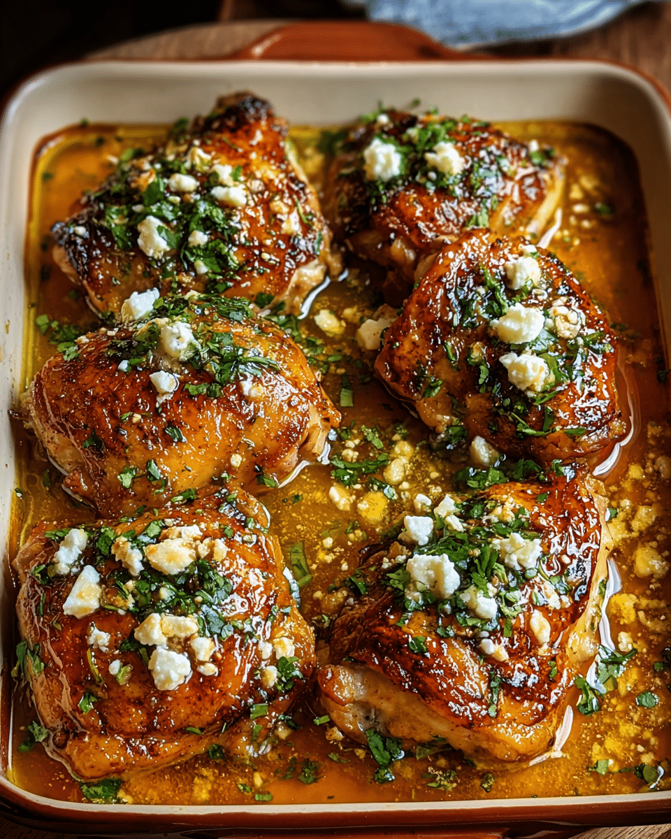 hot honey feta chicken Recipe