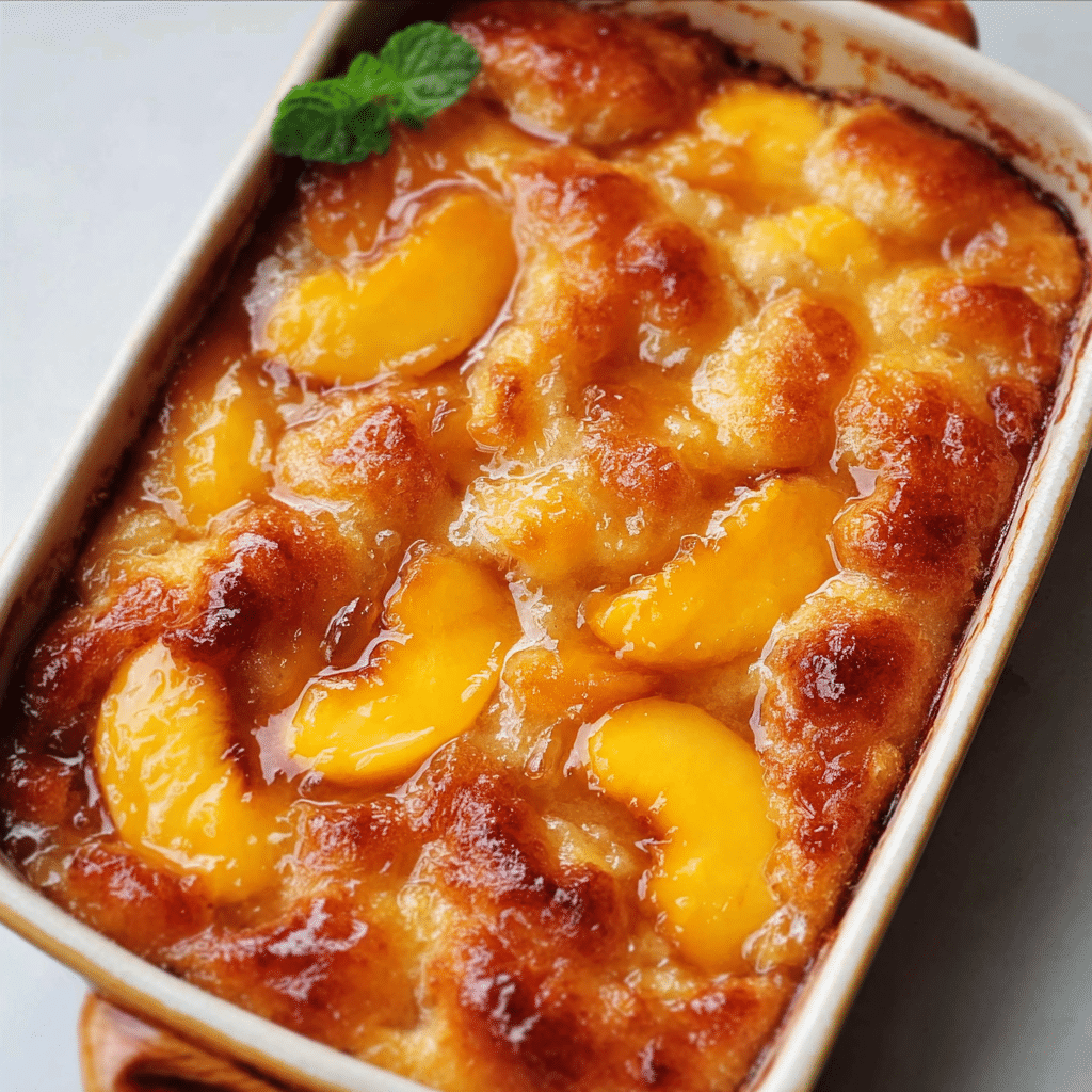 The Easiest Peach Cobbler Recipe - Recipe Image