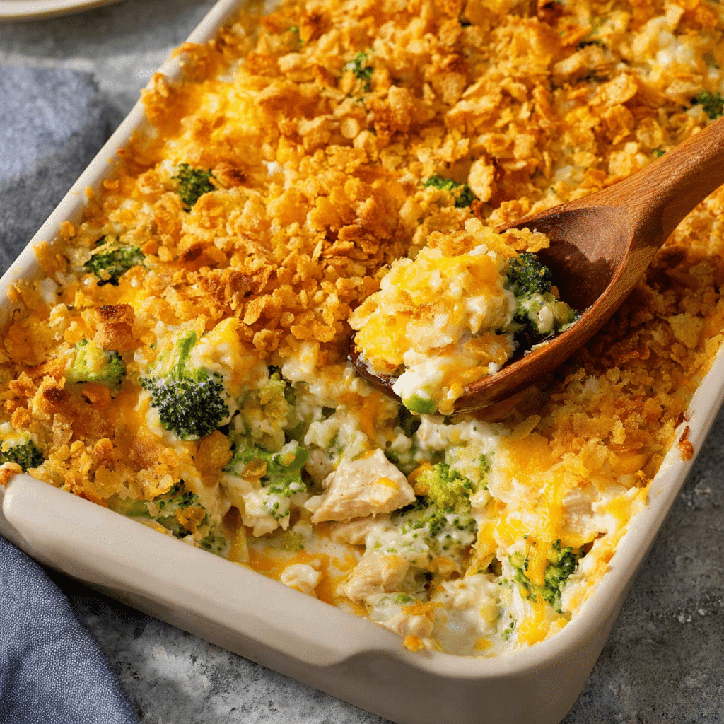 Chicken Broccoli Rice Casserole Recipe - Recipe Image