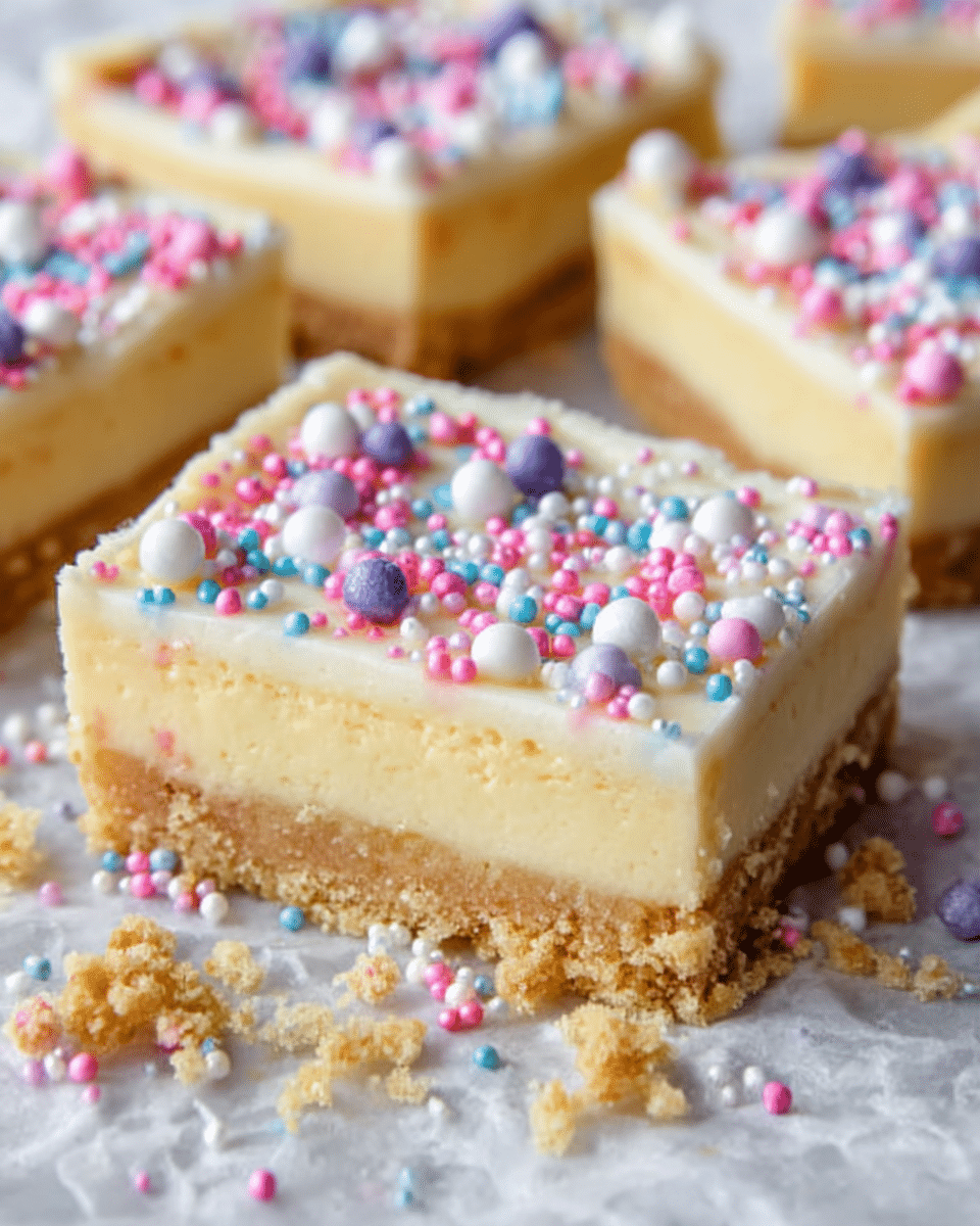 Sugar Cookie Cheesecake Bars Recipe
