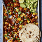One Pan Chicken & Pineapple Tacos Recipe
