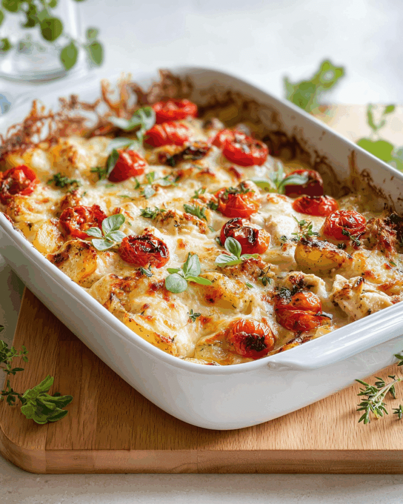 Bruschetta Chicken Bake