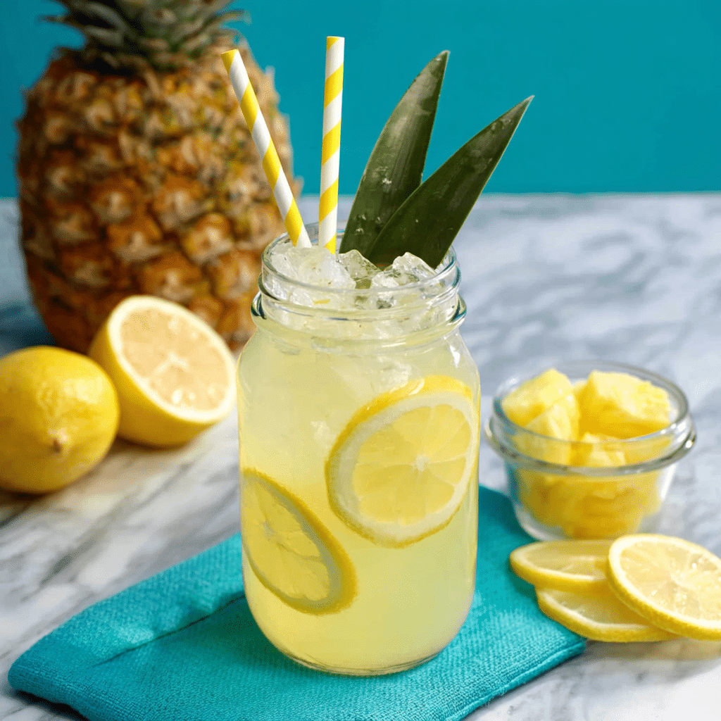 Pineapple Lemonade Recipe - Recipe Image