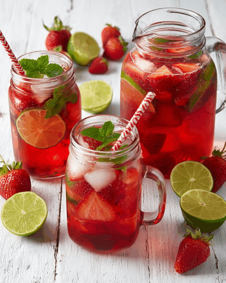 Refreshing Southern Style Strawberry Sweet Tea
