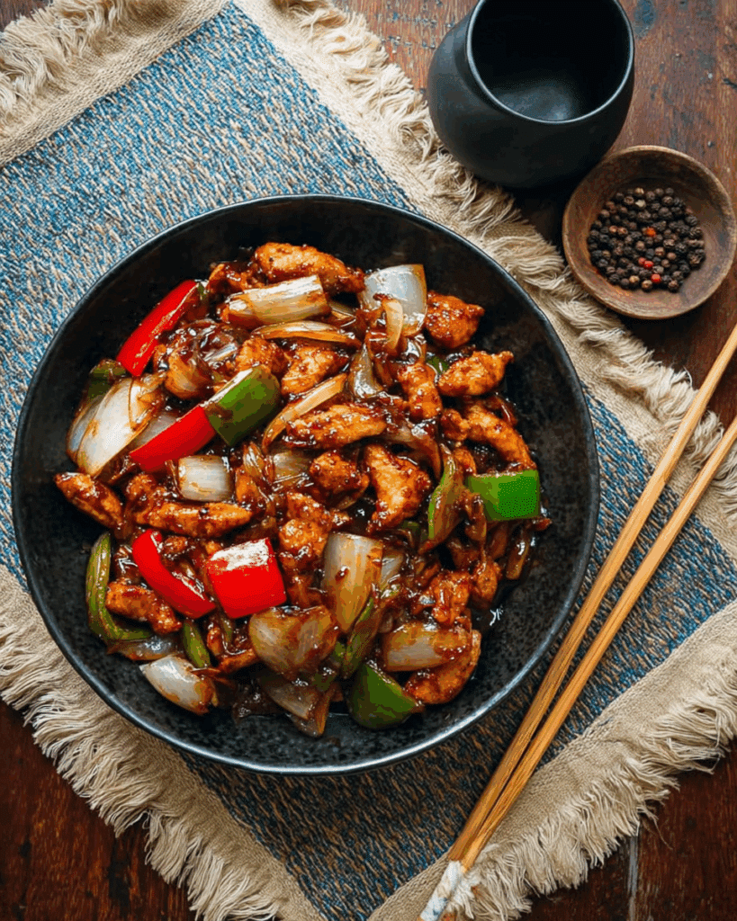 Quick and Easy Black Pepper Chicken Recipe