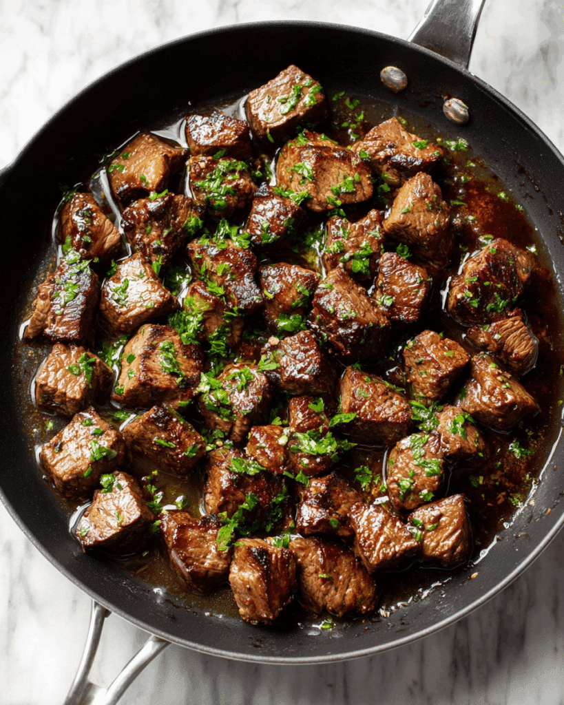 Garlic Butter Steak Bites Recipe